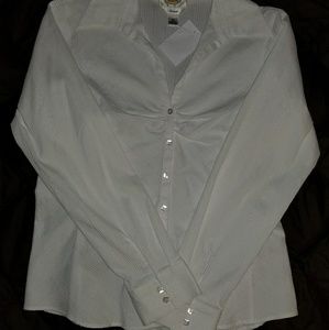 Talbots long sleeve, button down blouse